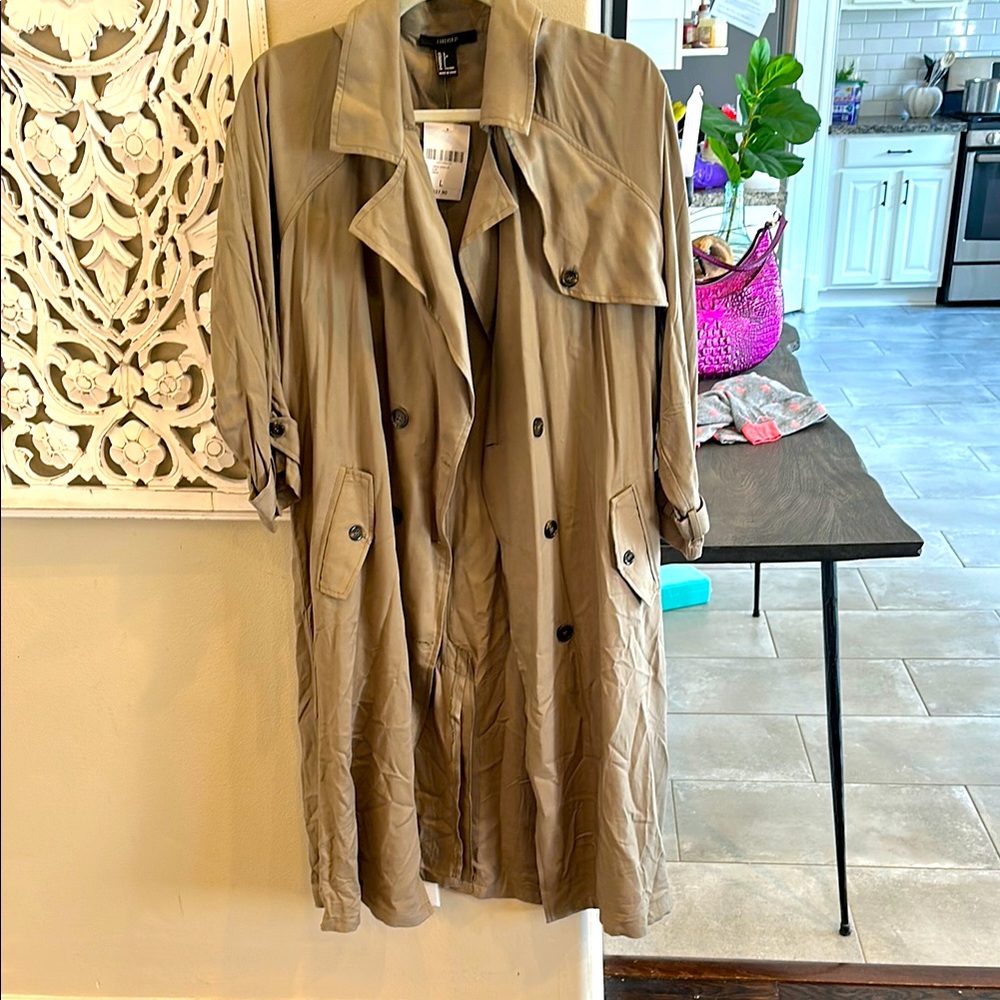Women's Tan Trench Coat
